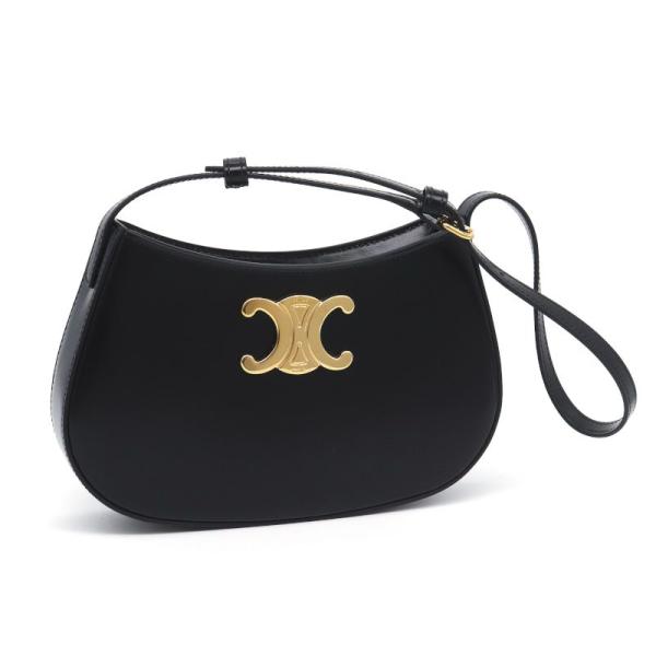 セリーヌ CELINE ハンドバッグ・ショルダーバッグ ミディアム ティリー バッグ 115703BF4.01RC ライス シャイニーカーフスキン 【中古】 CELINE - セリーヌ CELINE ハンドバッグ・ショルダーバッグ ミディアム
