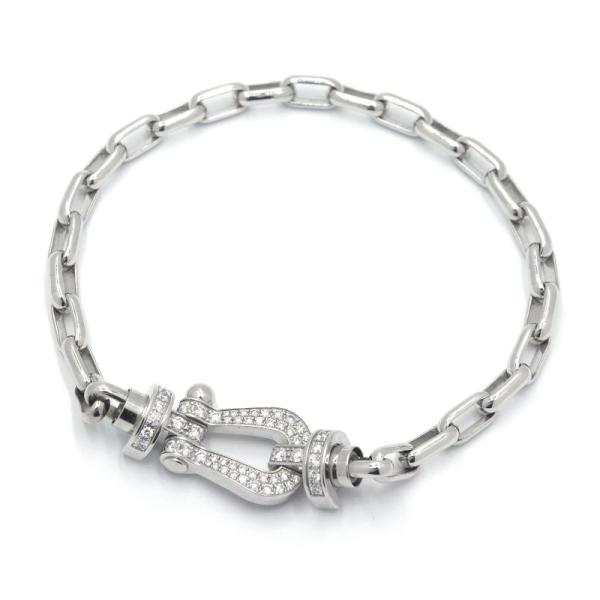 フレッドフォース10 18Kホワイトゴールド チェーン MM フォース10ブレスレット 18K ホワイトゴールド ダイアモンド