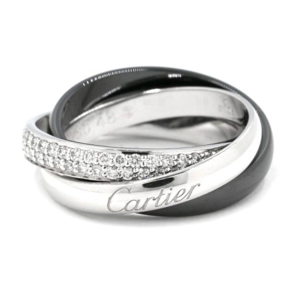 TRINITY（Cartier） カルティエ トリニティリング ブラックセラミック