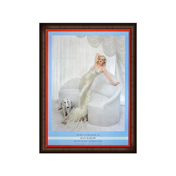 額装品/Marilyn Monroe as（リチャード アベドン） Marilyn Monroe as Jean Harlow 1958年（リチャード アベドン） 額装品