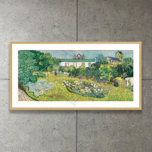 額装品/ドービニーの庭 1890/フィンセント ファン ゴッホ/ポスター