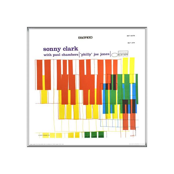Sonny Clark Trio（リード マイルス） 額装品 アルミ製ハイグレード