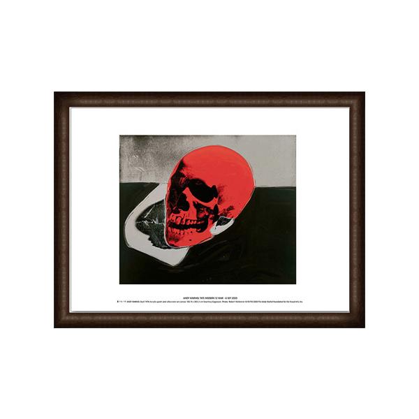 額装品/Skull /red 1976/アンディ ウォーホル Skull (red) 1976 Exhibition/アンディ ウォーホル/額装済