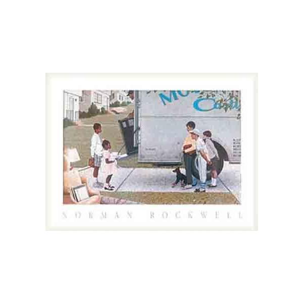 ノーマン・ロックウエル 「The Optometrist（眼科医にて）」額装品