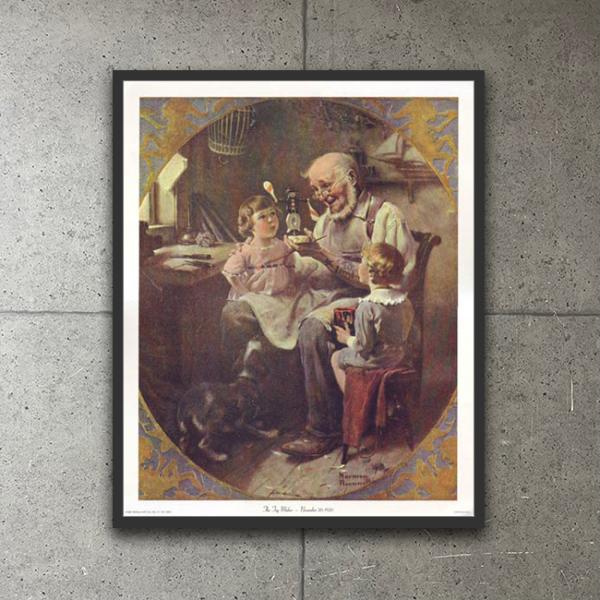 額装品/The Toy Maker/ノーマン ロックウェル/ポスター : azポスター
