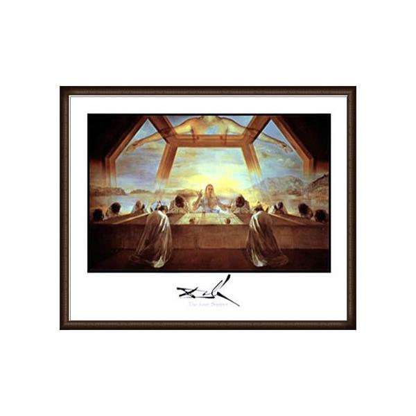 サルバドール・ダリ リトグラフ 最後の晩餐 サルバドール・ダリ「最後の晩餐」リトグラフ 直筆サイン入り 額縁入り