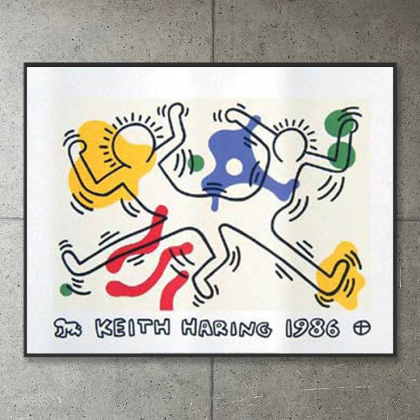 額装品/1986/キース ヘリング/アート/ポスター/インテリア 額装品/1986/キース ヘリング/アート/ポスター/インテリア : az