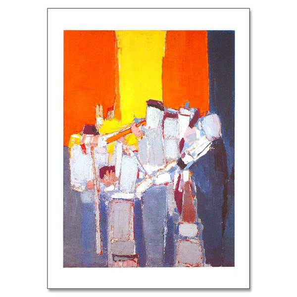 ポスター ニコラ ド スタール 音楽家達/インテリア/アートプリント