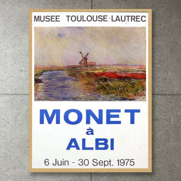 額装済/Alabi（クロード モネ）/アートポスター : azポスター - 通販