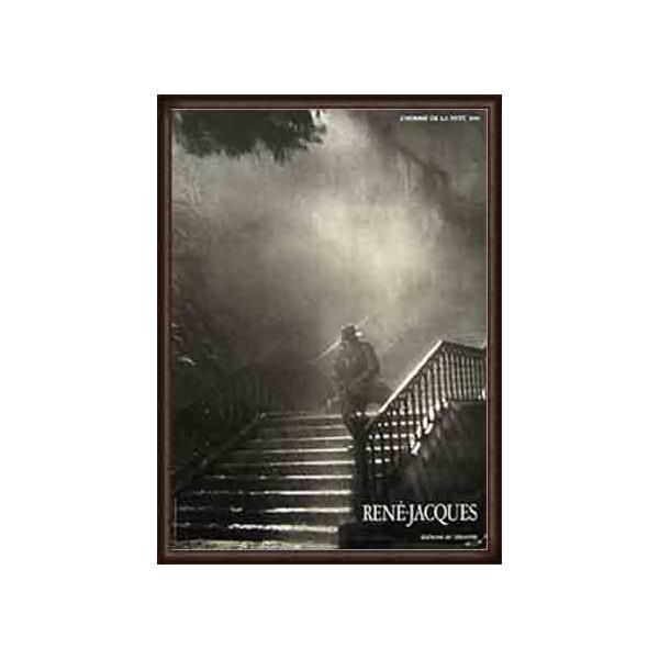 額装品/Lhomme De La Nuit 1939（ルネ ジャック） ポスター アート Lhomme De La Nuit 1939（ルネ ジャック） 額装