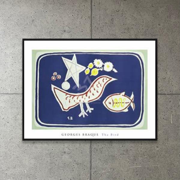 額装品/The Bird/ジョルジュ ブラック/ポスター/アート/インテリア 額装品/The Bird/ジョルジュ ブラック/ポスター/アート/インテリア