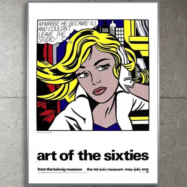 額装品/M-Maybe 1979/ロイ リキテンスタイン/インテリア/アート/特別品