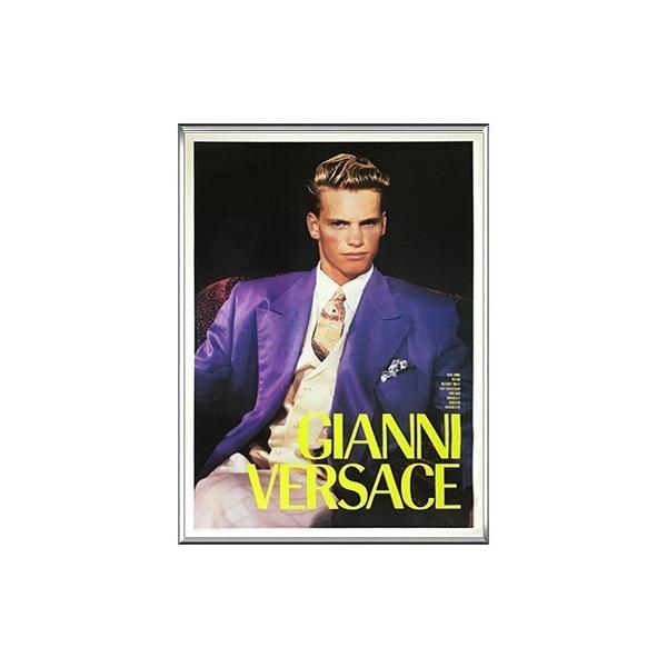 Versace Man（ブルース ウェーバー） 額装品 アルミ製ハイグレード