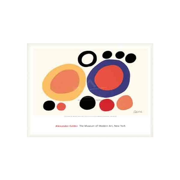 ポスター アート Smoke Rings（アレクサンダー カルダー） 額装品 