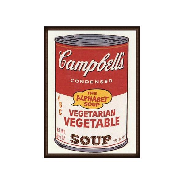 額装品/Sunday B Morning キャンベル缶 Ⅱ/アート/ポスター ポスター アート Sunday B Morning キャンベル缶 II Vegetarian