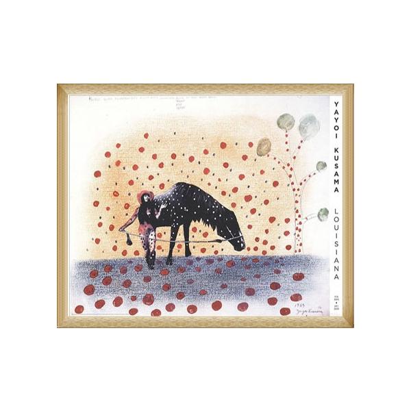 Self Obliteration No2-2015（草間 彌生） 額装品 ウッドベーシック