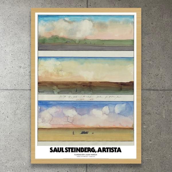 額装品/Tres paisajesスタインバーグ/アート/ポスター/インテリア 額装品/Tres paisajesスタインバーグ/アート/ポスター/インテリア 額装