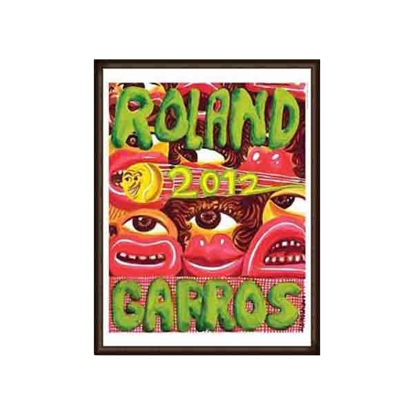 額装済/ローラン ギャロス 2012年/ディ ロザ ポスター アート ローラン ギャロス 2012年（ディ ロザ） 額装品