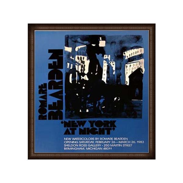 ポスター アート New York at Night 限定800枚（ロメール ベアデン 