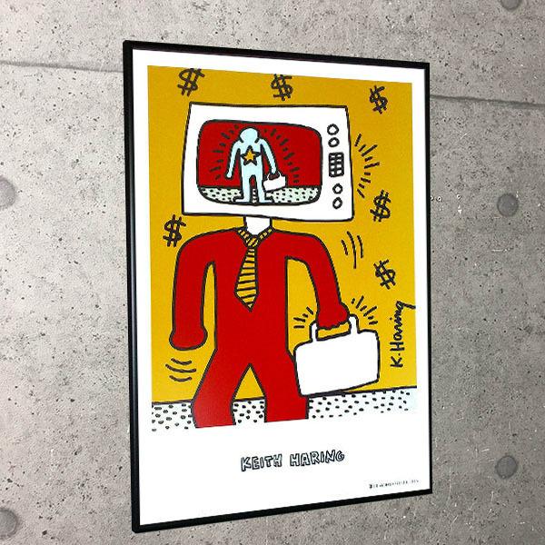 特別額装品/Untitled 3/キース ヘリング : haring-u3 : azポスター 