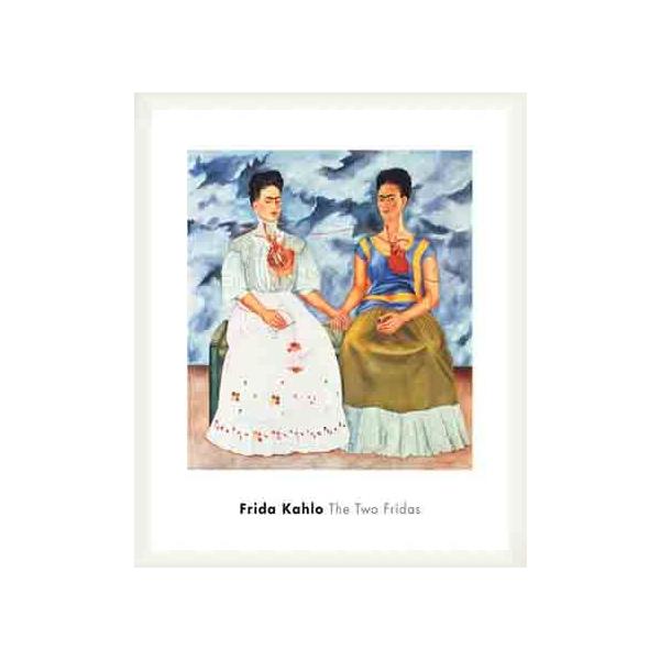 The Two Fridas、 1939（フリーダ カーロ） 額装品 ウッドベーシック