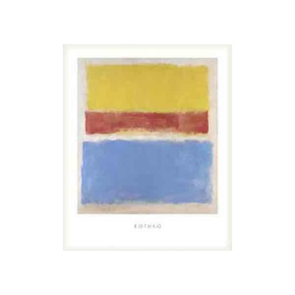 Untitled (Yellow Red and Blue)（マーク ロスコ） 額装品 ウッドベーシックフレーム