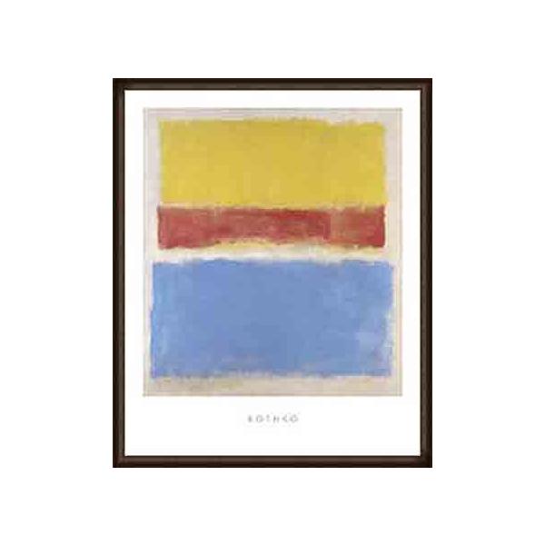 Untitled (Yellow Red and Blue)（マーク ロスコ） 額装品
