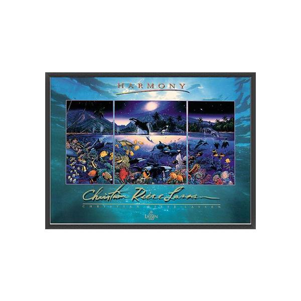 Harmony (foil)（クリスチャン ラッセン） 額装品 ウッドベーシック
