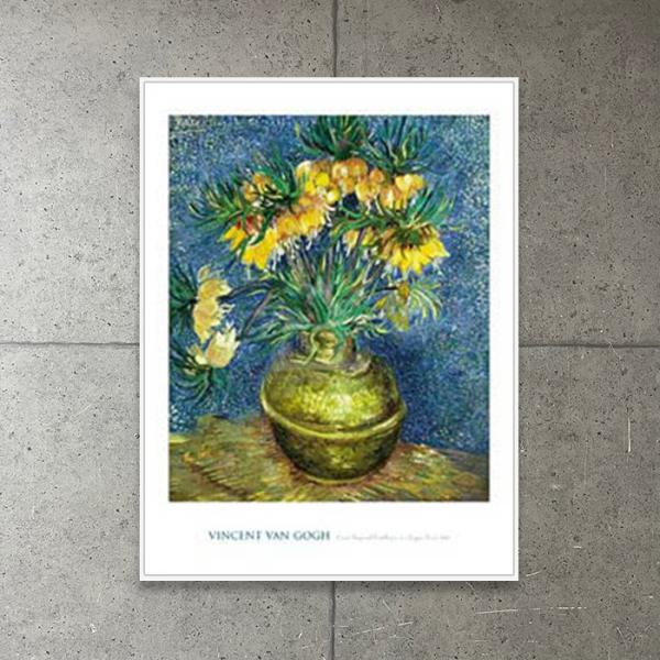 額装品/銅の花瓶のアミガサユリ/ゴッホ/ポスター/アート/インテリア ゴッホ 銅の花瓶のアミガサユリ ポスター販売