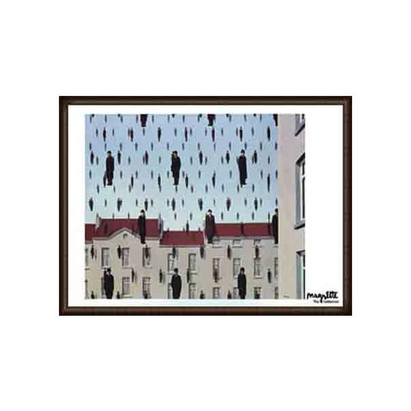 額装品/ゴルコンダ/ルネ マグリット/インテリア/アート/特別品/ポスター ゴルコンダ(ルネ マグリット)額装済ポスター : azポスター