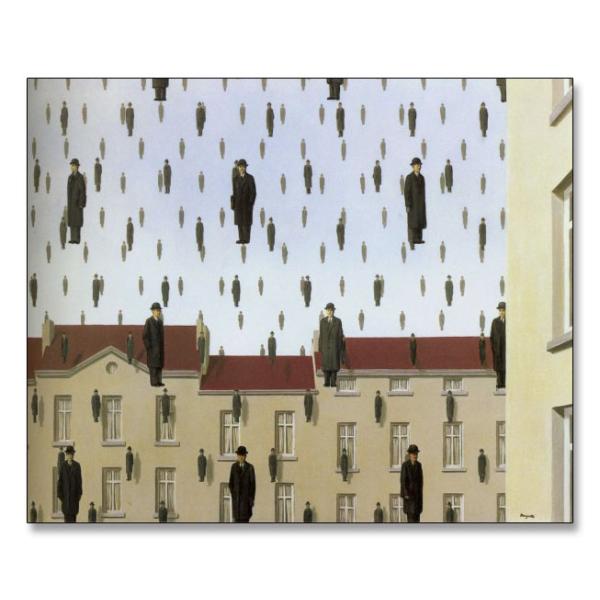 額装品/ゴルコンダ/ルネ マグリット/インテリア/アート/特別品/ポスター ポスター ルネ マグリット ゴルコンダ/インテリア/アートプリント