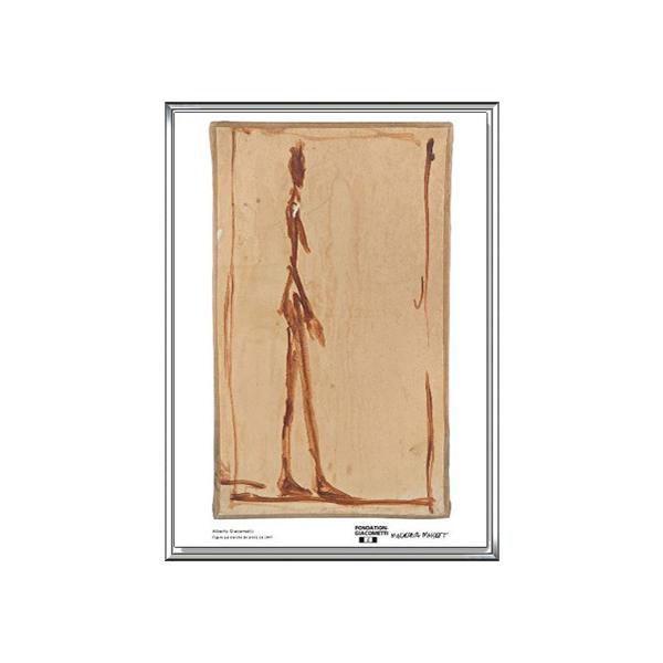 Figur qui marche de profil（アルベルト ジャコメッティ） 額装品