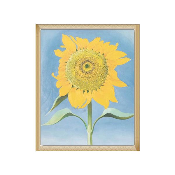 ジョージア・オキーフ ポスター額付き aziz_o117s-wb