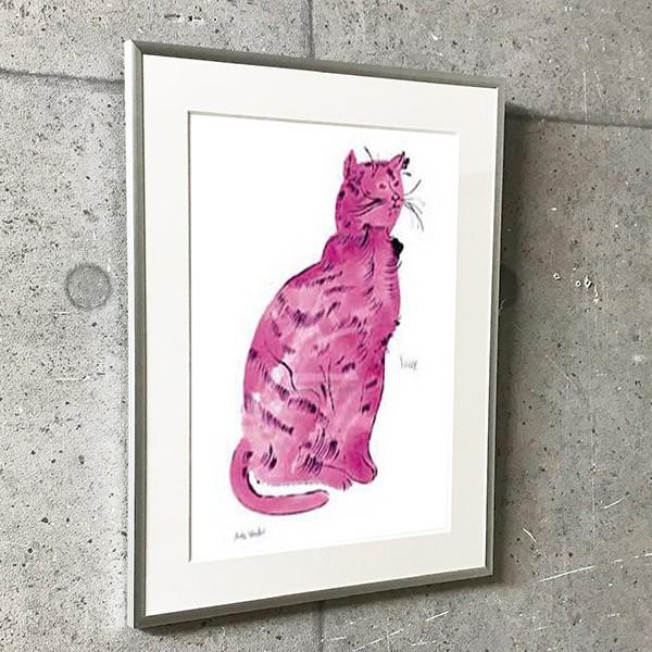 額装済マット作品/Detail of (ウォーホル) 特別額装マット作品/アートポスター/ウォーホル/Untitled (Pink