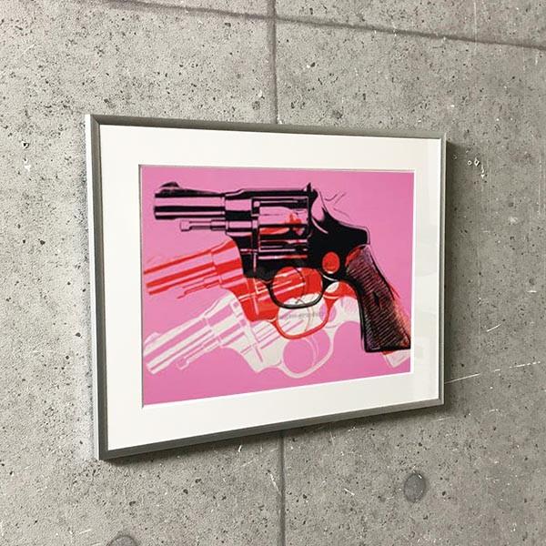 特別額装マット作品/アートポスター/Gun c 1981-82（アンディ 