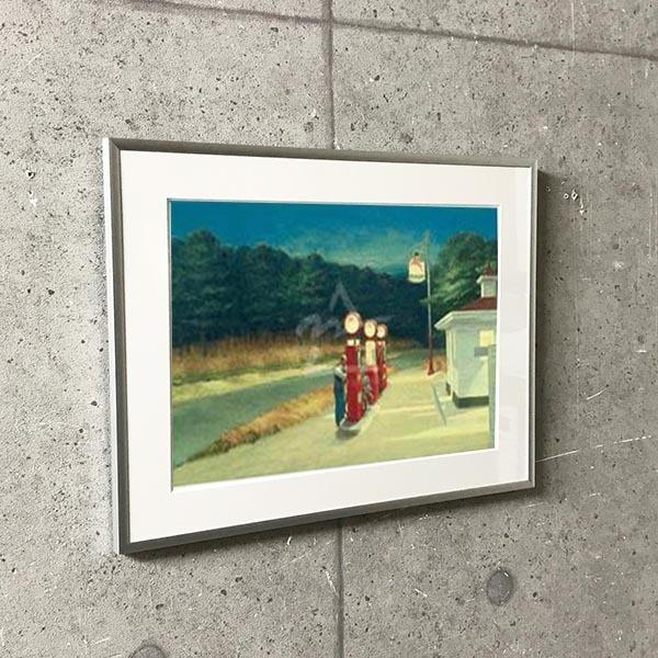 特別額装マット作品 アートポスター Gas 1940 エドワード ホッパー Pf702 Gmab Azポスター 通販 Yahoo ショッピング