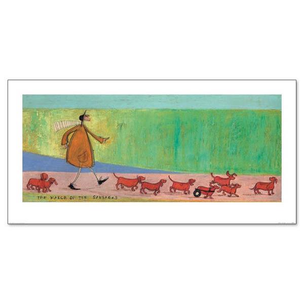 The March of the Sausages/サム トフト/ポスター : azポスター - 通販