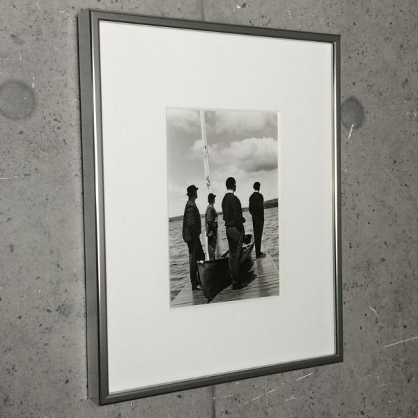 ポスター アート 額装品/ブルースウェーバー/Boys On The Dock At Loeb 
