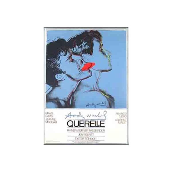 ポスター アート Querelle Blue（アンディ ウォーホル） 額装品 アルミ製ベーシックフレーム