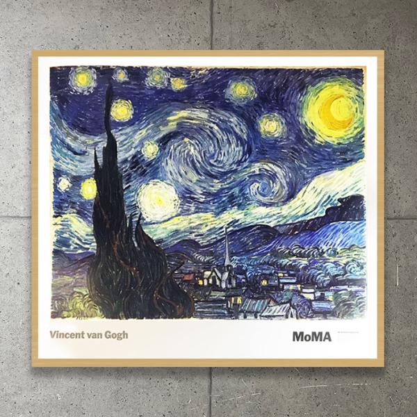 額装品/星月夜/フィンセント ファン ゴッホ/ポスター/アート
