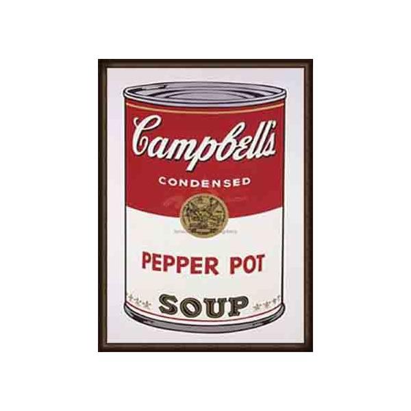 |X^[ A[g Campbell s Soup I Pepper Pot 1968iAfB EH[zj zi EbhnCO[ht[