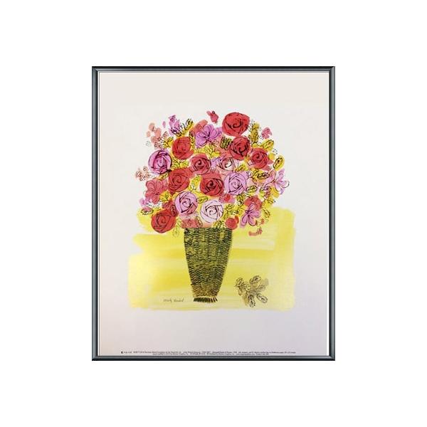 Stamped) Basket of Flowers 1958（アンディ ウォーホル） 額装品