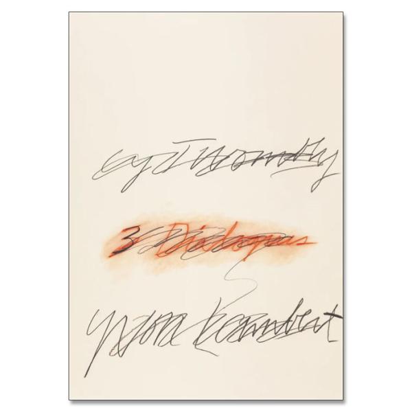 �|�X�^�[ �T�C �g�D�I���u���[ Three Dialogues 2 galerie Yvon Lambert en 1977 ���i�摜