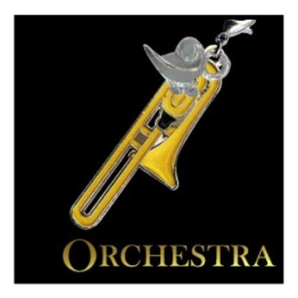 ポーチやバッグなどに取り付けて、いつでも楽器と一緒に。音符のチャームもかわいい、大人気のストラップです。全長：約90mmパーツのみ：約20mm