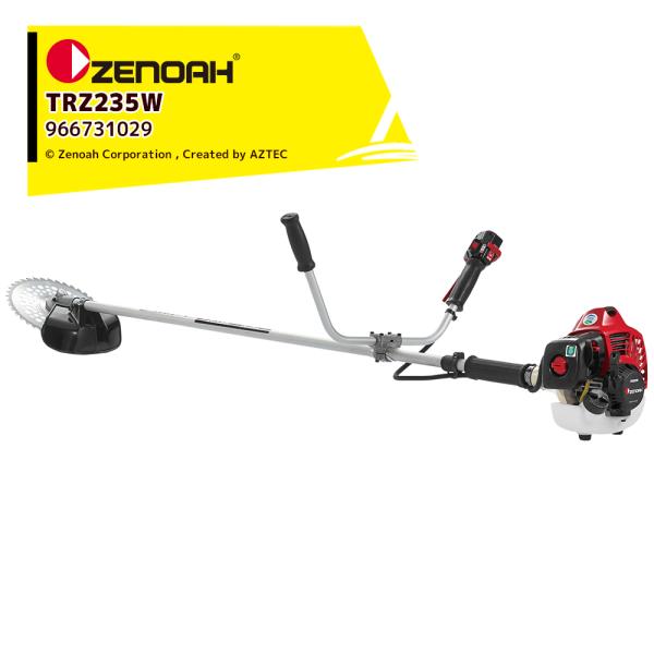 ゼノア 草刈り機 ZENOAH エンジン式刈払機 TRZ235W 両手ハンドルタイプ