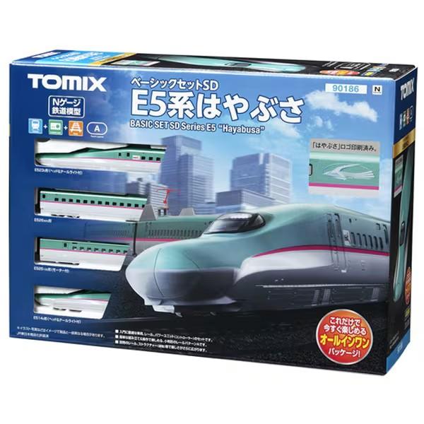 90186　TOMIX　トミックス　新品　Nゲージ　ベーシックセットSD　E5系　はやぶさ