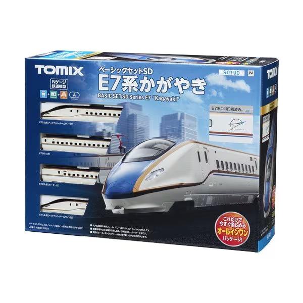 90190　TOMIX　トミックス　新品　Nゲージ　ベーシックセットSD　E7系　かがやき　