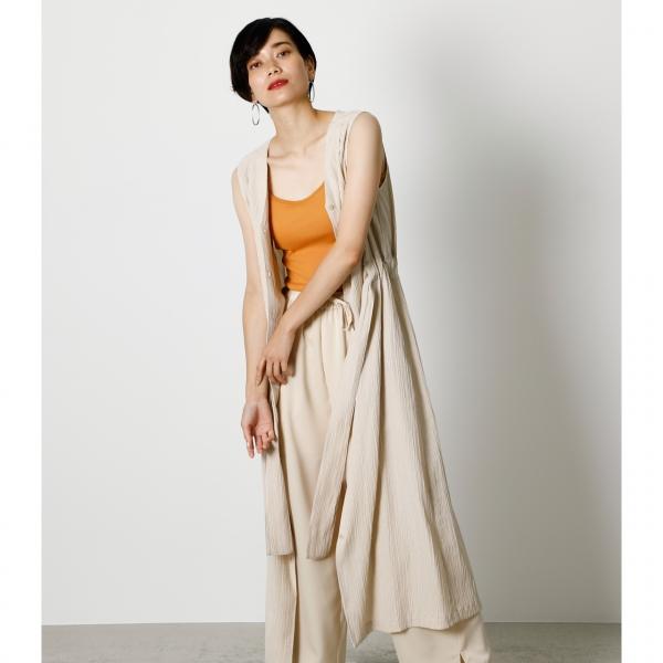 Front Button Vest Dress フロントボタンベストドレス レディース ワンピース ワンピース ノースリーブ Markdown 250dah33 213g Azul By Moussy 通販 Yahoo ショッピング