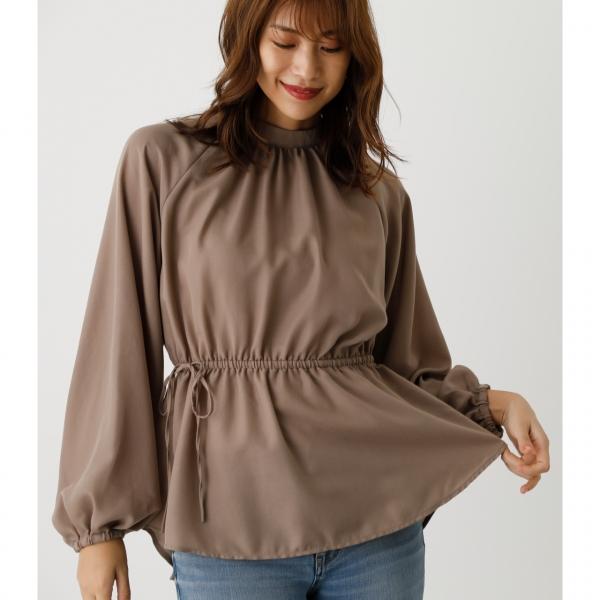 Bottle Neck Peplum Blouse ボトルネックペプラムブラウス レディース トップス シャツ ブラウス 長袖 Markdown 250das30 049h Azul By Moussy 通販 Yahoo ショッピング