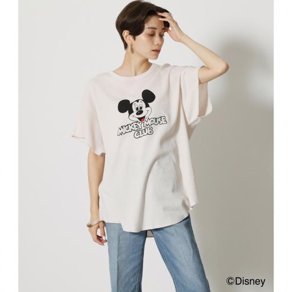 Thermal Mickey Tee サーマルミッキーtシャツ レディース トップス カットソー 半袖 Markdown 250esg90 315e Azul By Moussy 通販 Yahoo ショッピング